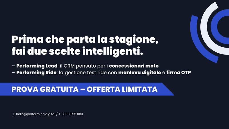 &Egrave; nato il nuovo standard nella gestione dei test ride