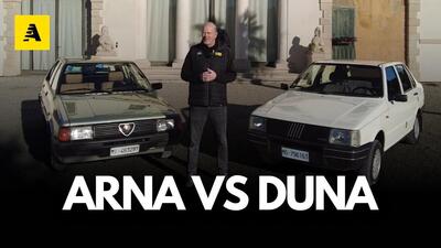 Alfa Romeo Arna vs Fiat Duna: la sfida tra le auto pi&ugrave; discusse degli anni &rsquo;80 [VIDEO]