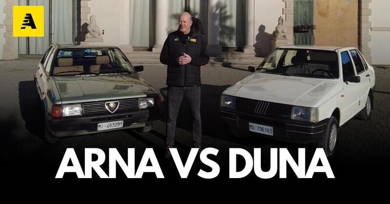 Alfa Romeo Arna vs Fiat Duna: la sfida tra le auto pi&ugrave; discusse degli anni &rsquo;80 [VIDEO]