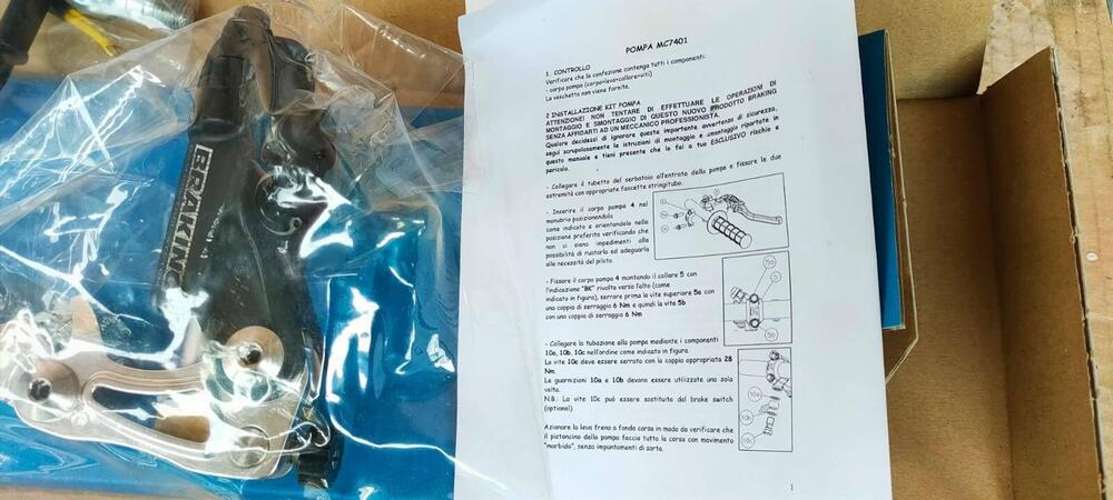 Kit Pompa freno Braking MC7401