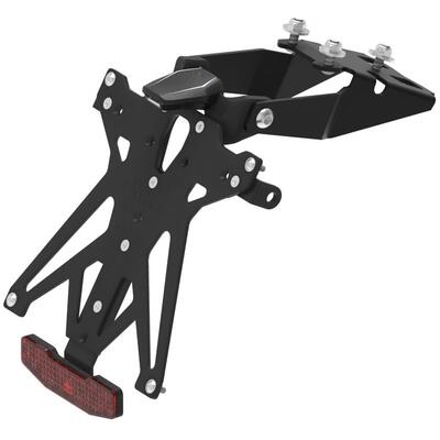 Kit portatarga con catadiottro e luce targa Lighte Lightech