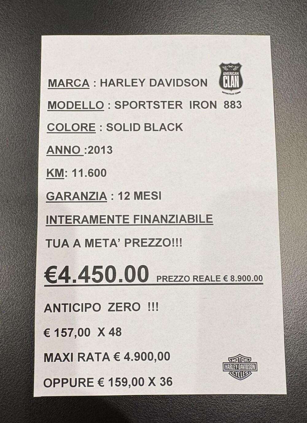 Harley-Davidson 883 Iron (2012 - 14) - XL 883N (3)