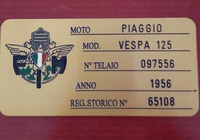 Piaggio 125 faro basso  d'epoca