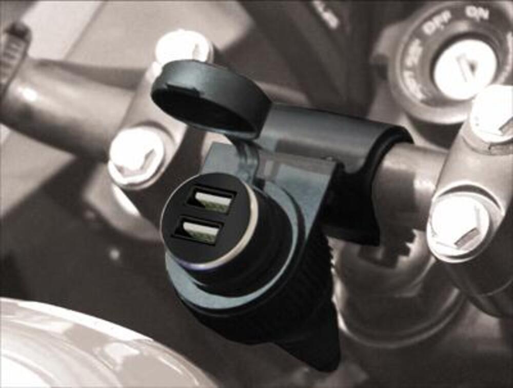 Presa 12V impermeabile + Doppia USB BC P12USBDUAL BC Battery Controller