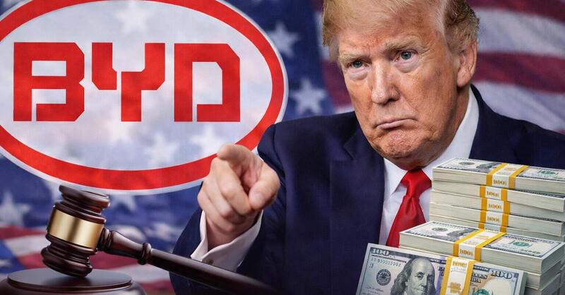 BYD fa causa al governo Trump per i dazi (ma le auto elettriche non c'entrano)