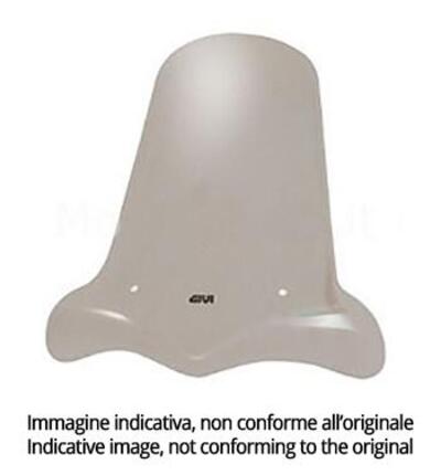 GIVI 357A Parabrezza specifico trasparente 32 x 46