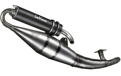 Scarico Leovince HAND MADE TT BLACK per PEUGEOT