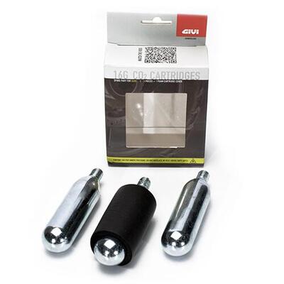 Givi S450kit set 3 bombolette CO2 per kit riparago