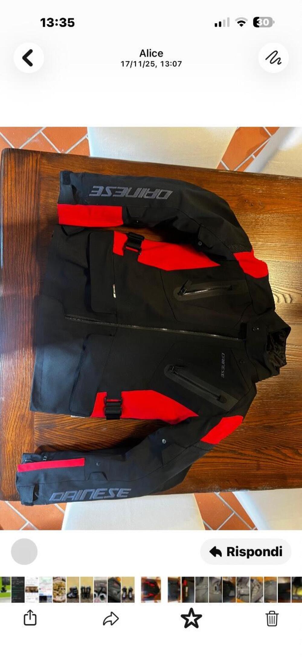 Giubbotti Dainese uomo e donna. Prezzo €. 200 cad.