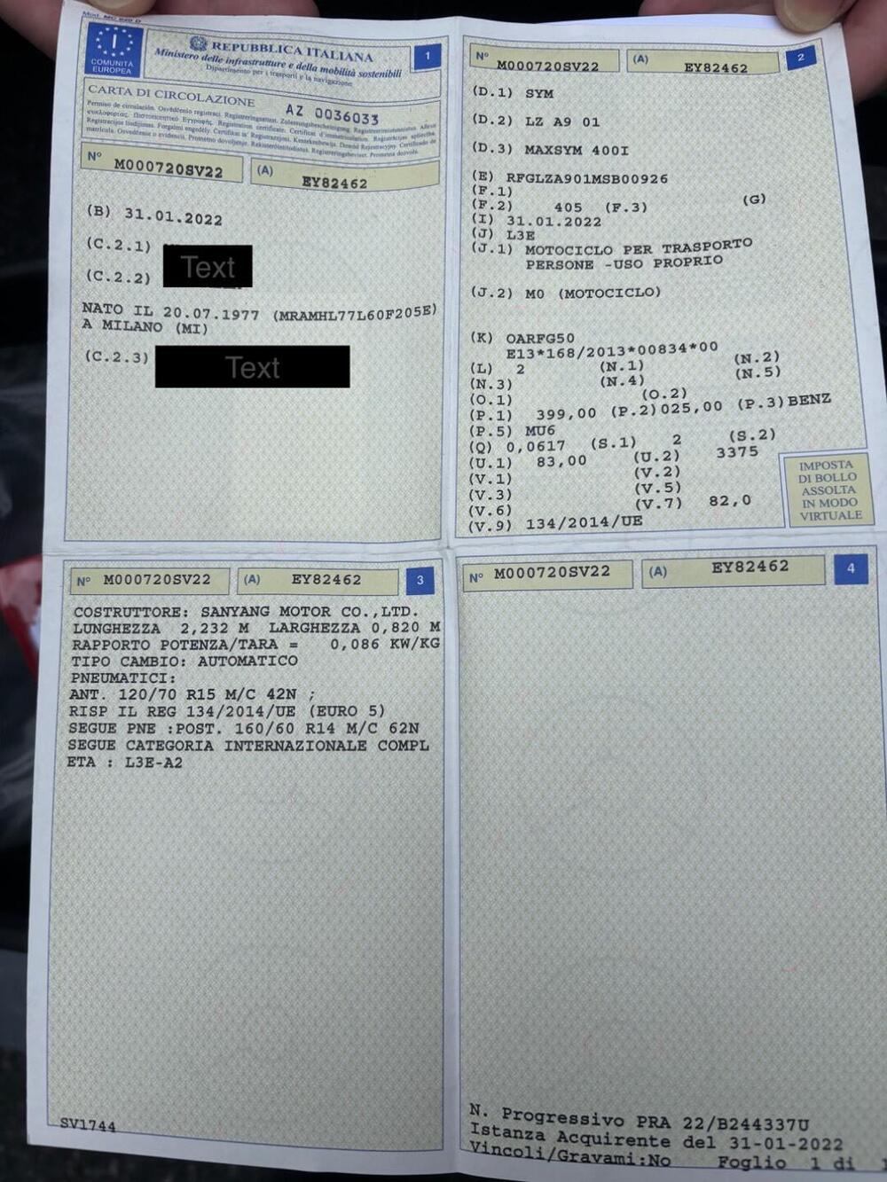 Sym Maxsym 400 (2021 - 25) (5)