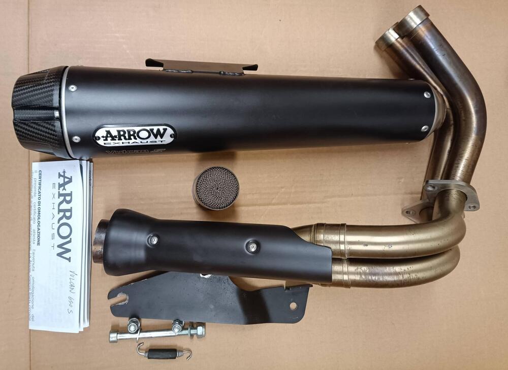 Scarico Completo Arrow per Kawasaki Vulcan S 650 (3)