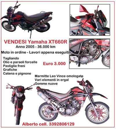 Yamaha XT 660 R (2004 - 16) usata