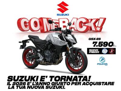 Suzuki GSX-8S (2025 - 26) nuova