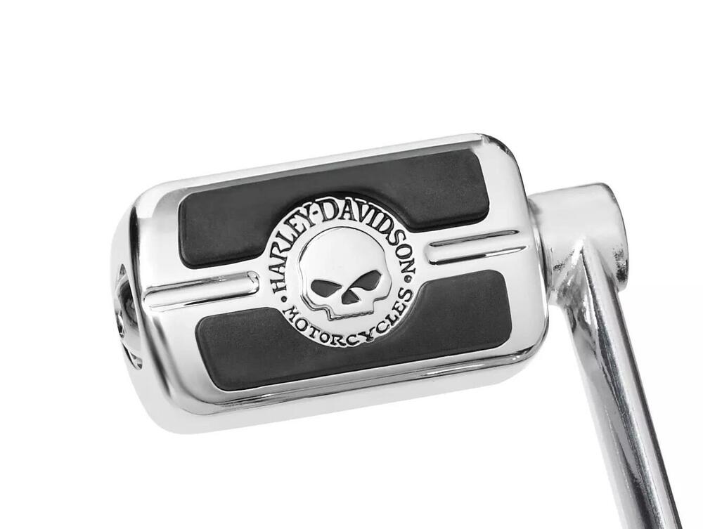Pedalino cambio Harley Davidson Skull cromato con 