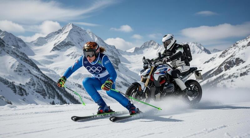 Moto e Olimpiadi Milano-Cortina 2026: quando le due ruote incontrano i Giochi Invernali