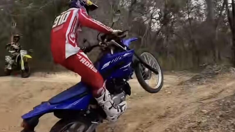 Carson Brown fa impazzire il web con una Yamaha WR 125 [VIDEO]