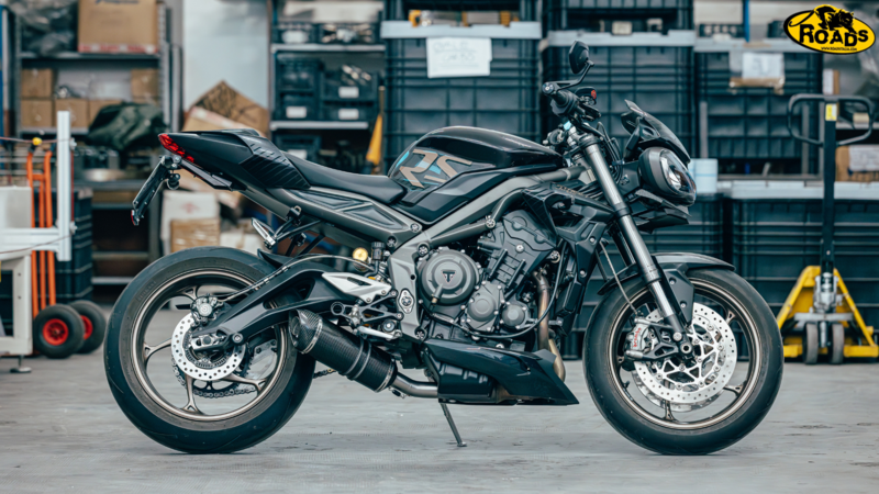 Triumph Street Triple 765 RS: tutto quello che c'&egrave; da sapere sugli scarichi Roadsitalia [GALLERY]