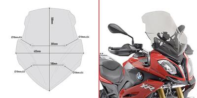 Cupolino fum&egrave; Givi D5119S specifico per BMW S1000X