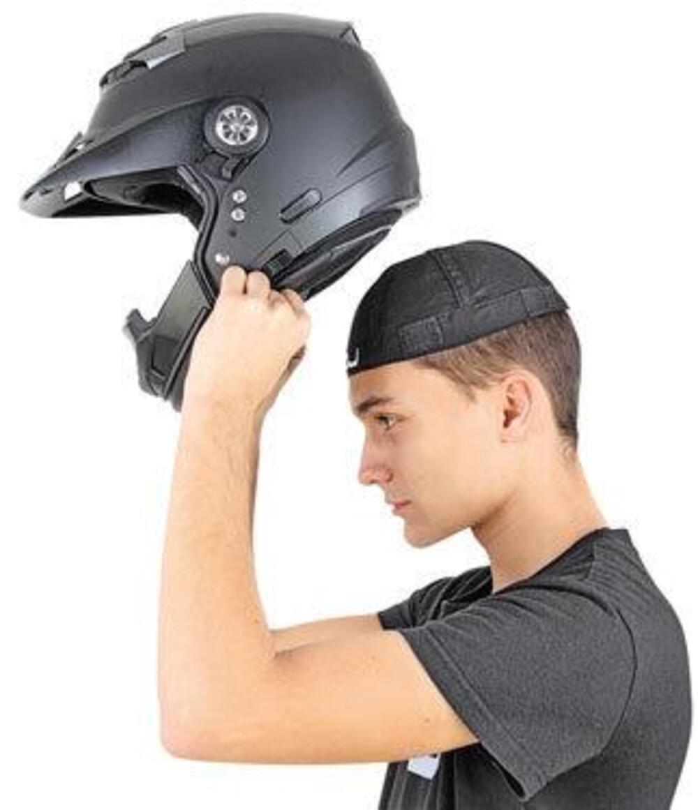 Coppia di sottocaschi OJ Twin Cap nero OJ 