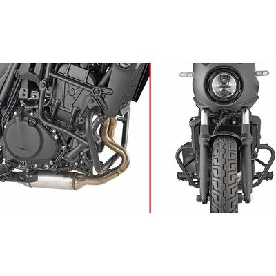 Paramotore Givi TN4134 tubolare nero per Kawasaki