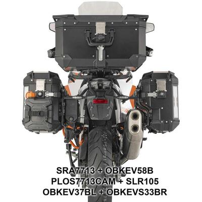 Portavaligie Givi PLOS7713CAM Lato Destro Per KTM