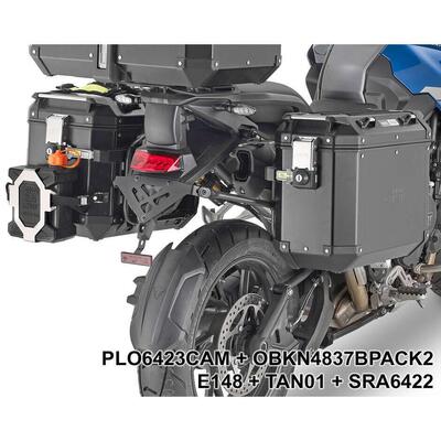 Portavaligie laterale Givi PLO6423CAM Per Triumph