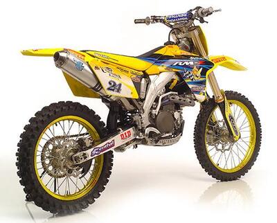 Kit plastiche moto Ufo Suzuki RMZ 450cc 2007 Giall 