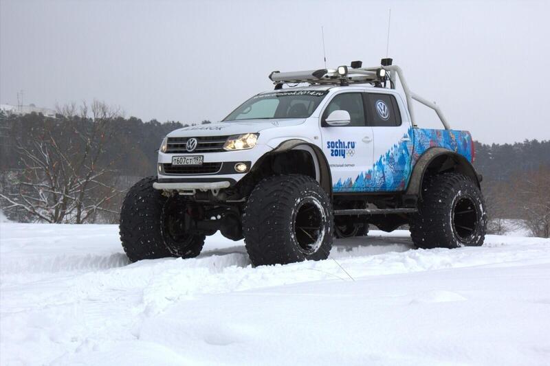 Volkswagen Amarok Polar Expedition durante le Olimpiadi Invernali di Sochi 2014