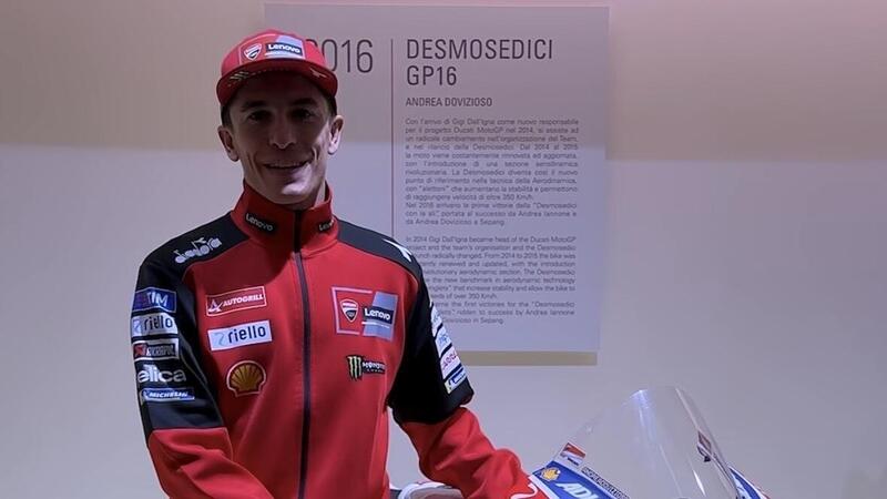 MotoGP 2026. Marc Marquez, a quale pilota Ducati sei pi&ugrave; legato? "Andrea Dovizioso". E nel frattempo si allena in flat track [VIDEO]