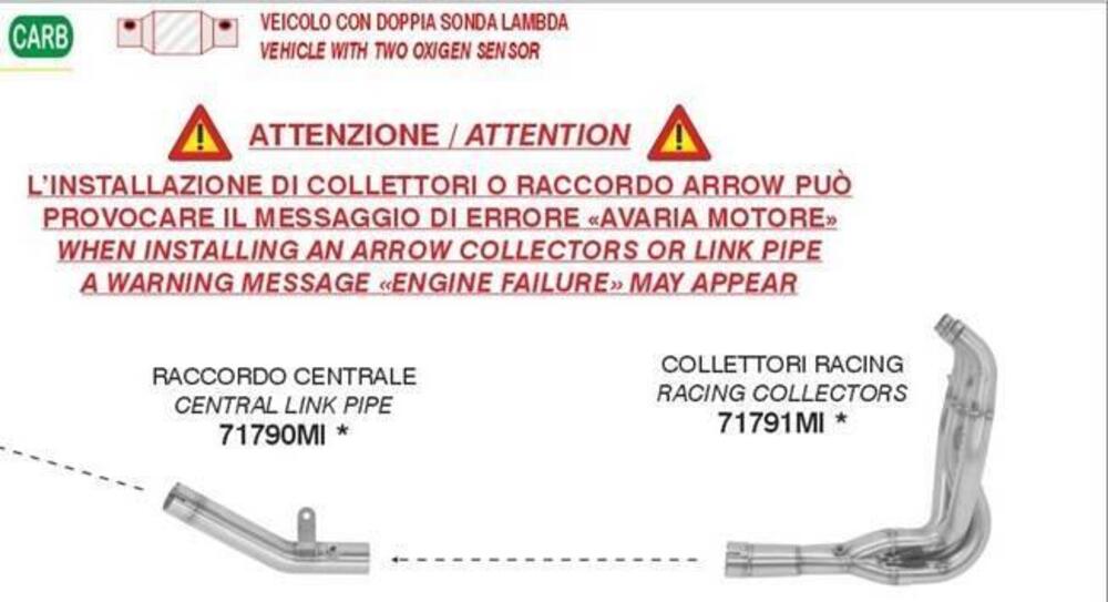 Scarico completo Arrow per Ninja 636 ZX-6R 2024 - (13)