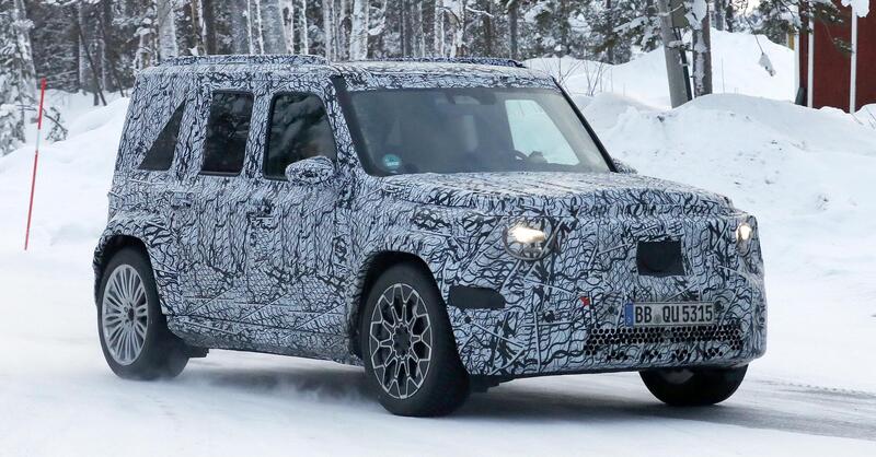 Mercedes: prime foto del prototipo della Baby G elettrica (e forse anche benzina)