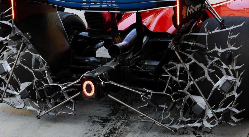 Aero rakes al posteriore