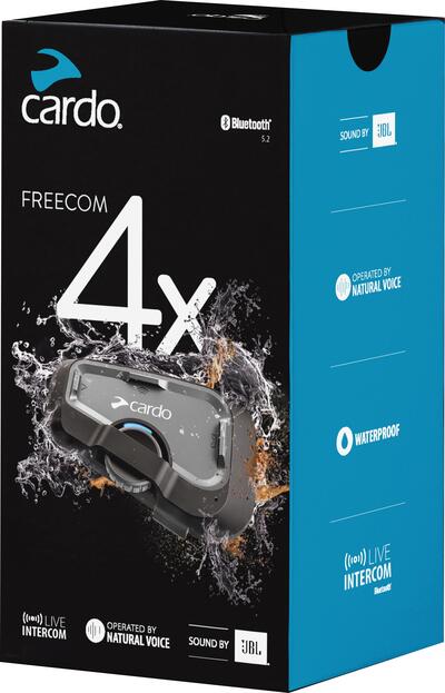 Interfono Bluetooth Cardo FREECOM 4X singolo confe