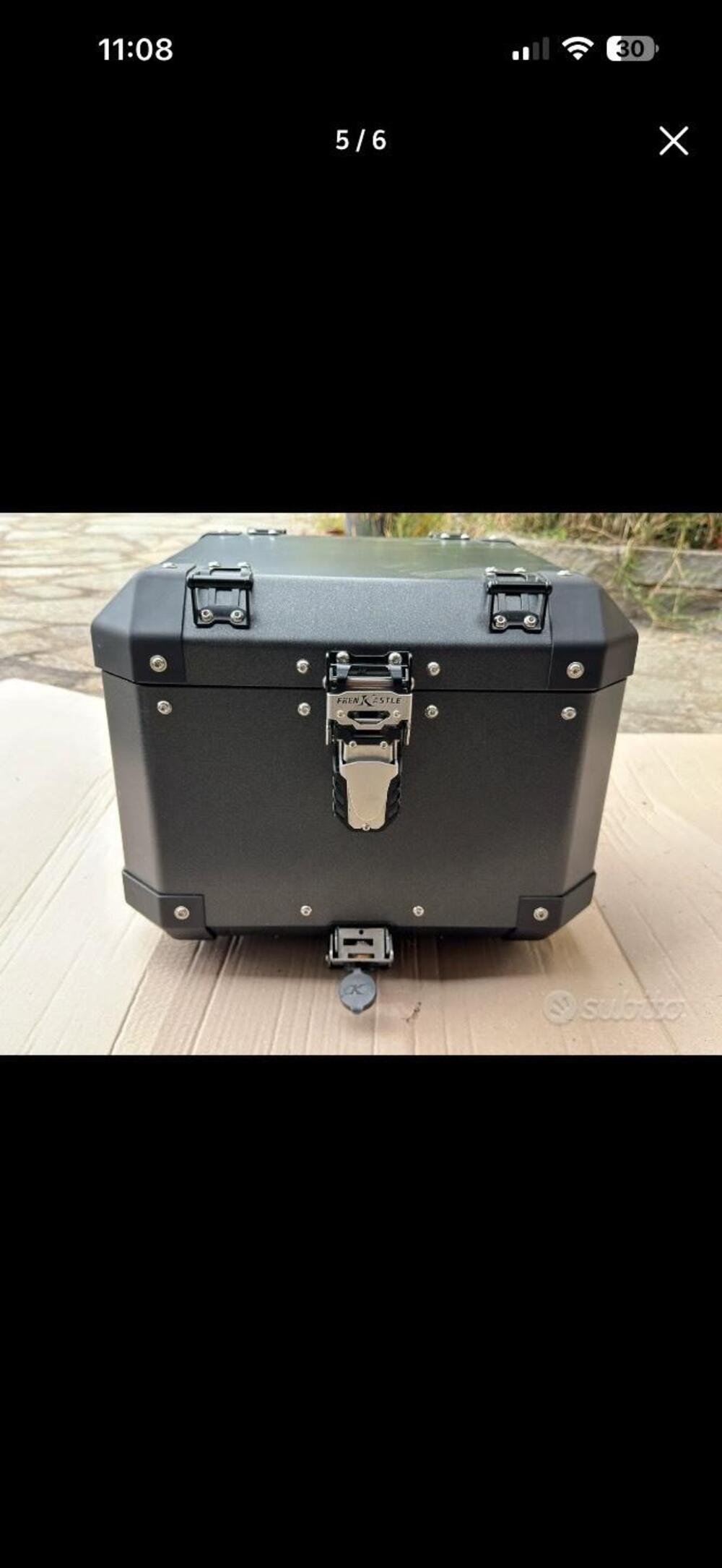 Vendo bauletto Topcase Frenkcastle 48 Lt 100 %