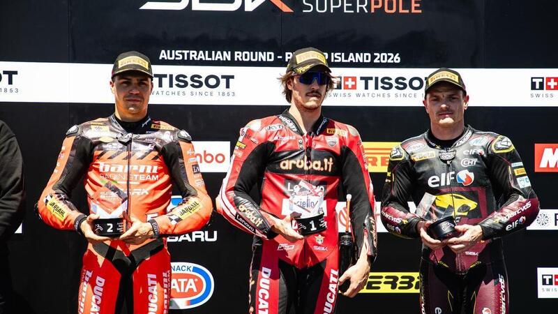 SBK 2026. GP d&rsquo;Australia a Phillip Island. Bulega conquista la prima pole position della stagione
