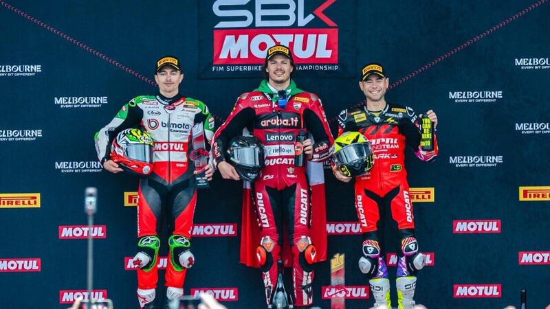 SBK 2026. GP d&rsquo;Australia a Phillip Island. Bulega vince Gara2 sotto la pioggia 