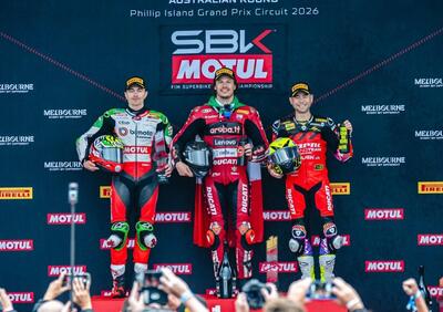 SBK 2026. GP d’Australia a Phillip Island. Bulega vince Gara2 sotto la pioggia 
