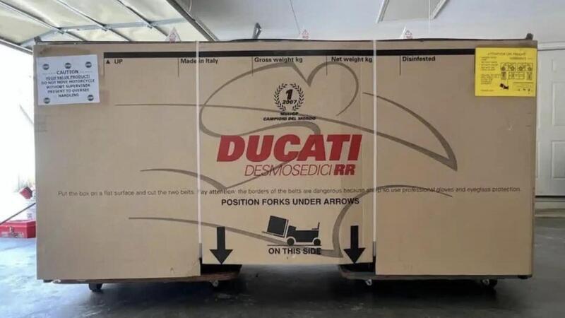 Una Ducati Desmosedici RR ancora nella scatola: in vendita a 250.000 dollari