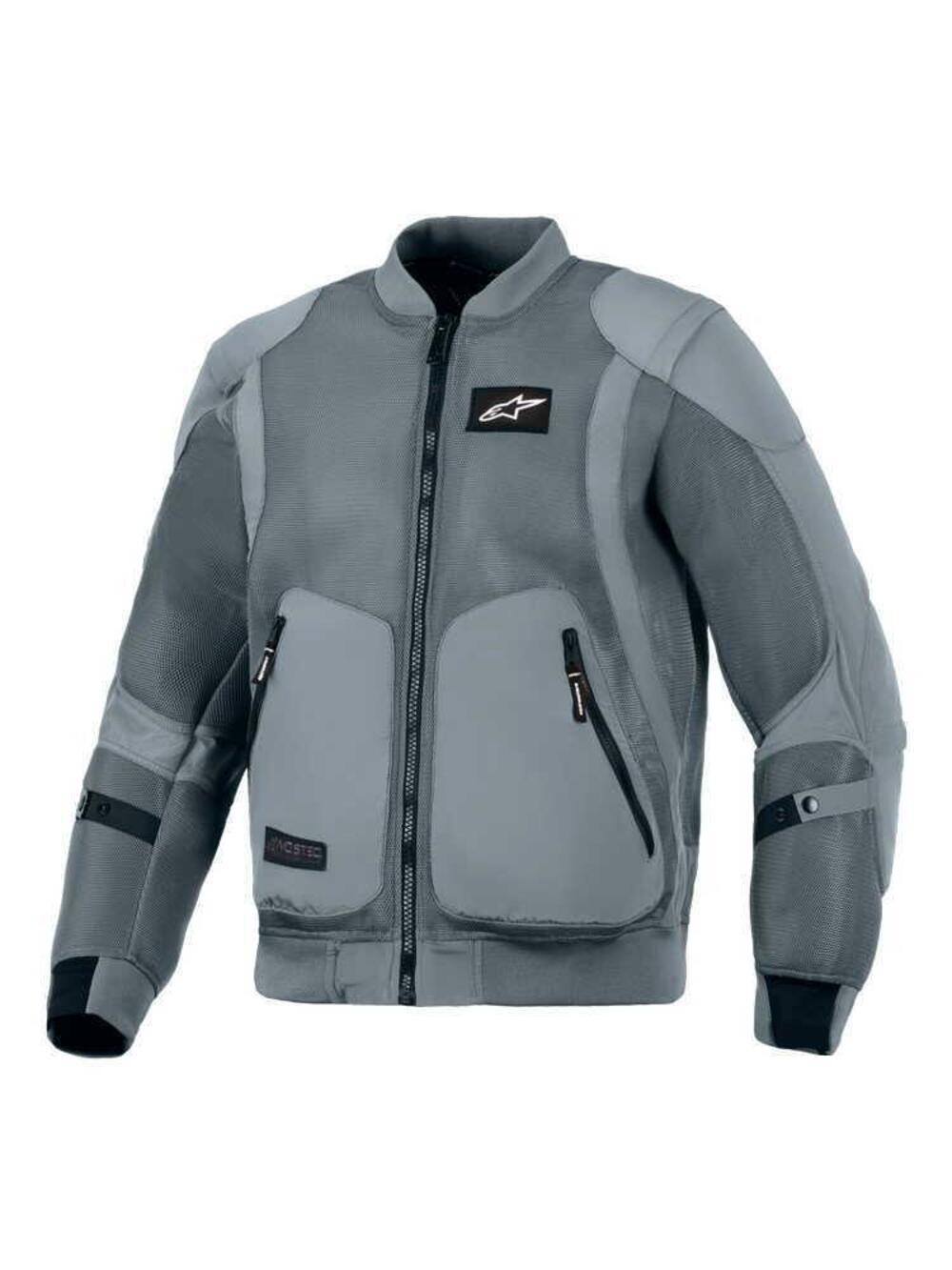 Giacca Moto Estiva Alpinestars Flight Air Grigio