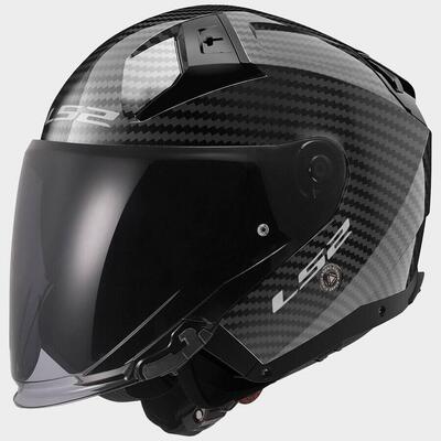 TRIMBOLIMOTO CASCO JET LS2 INFINITY II CARBON &ndash; 36