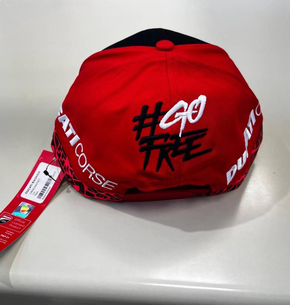 Cappellino Ducati Corse Bagnaia ufficiale (2)