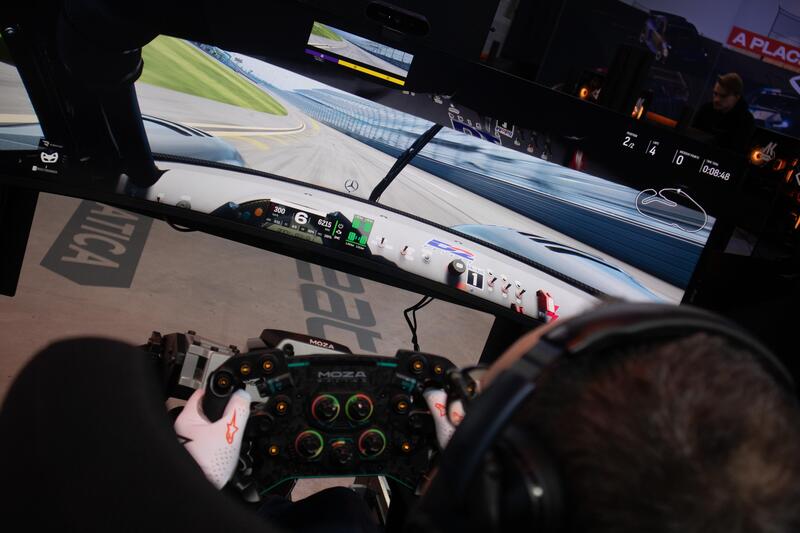 La Mercedes CLK LM in azione a Daytona