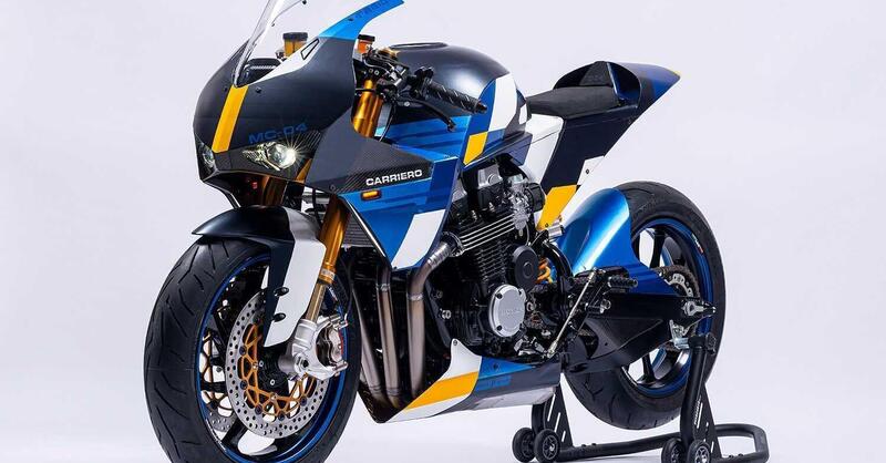 Se non puoi restaurarla, puoi comprimerla! La trasformazione racing di una CB750 F2 di Carriero Corse