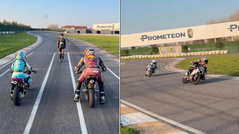 Zayn Sofuoglu: il piccolo fenomeno sfida Deniz Oncu nel kartodromo di famiglia [VIDEO]