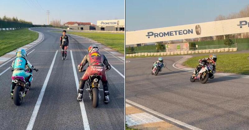 Zayn Sofuoglu: il piccolo fenomeno sfida Deniz Oncu nel kartodromo di famiglia [VIDEO]