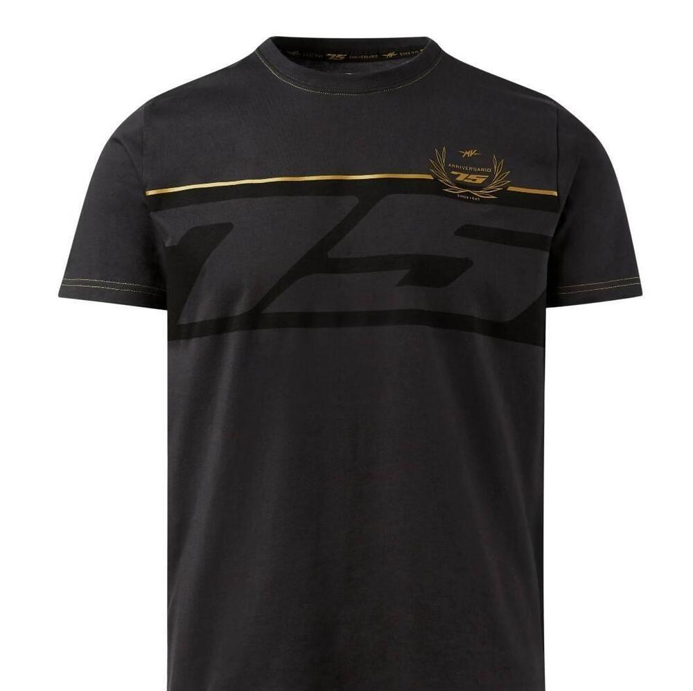 T-shirt 75 Years old number black MV Agusta