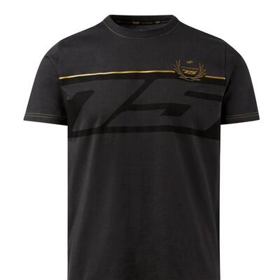 T-shirt 75 Years old number black MV Agusta