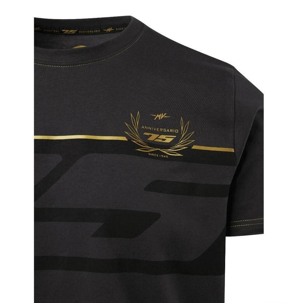 T-shirt 75 Years old number black MV Agusta (4)