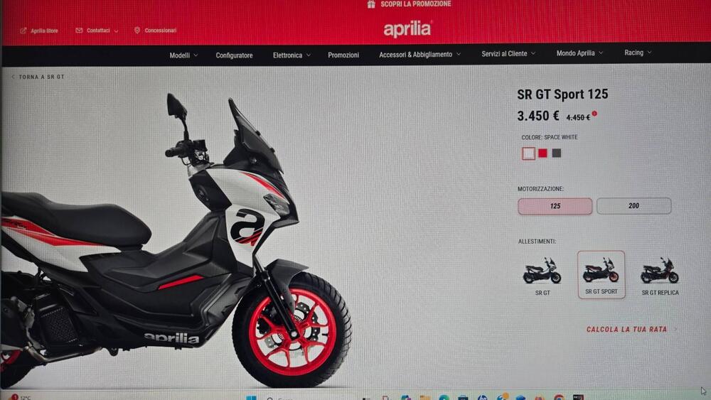 Aprilia SR GT 125 Sport (2025 - 26)