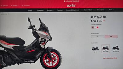 Aprilia SR GT 200 Sport (2025 - 26) nuova